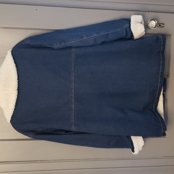 Ashley Vintage Charm oversize lined jean coat - Picture 4 of 4